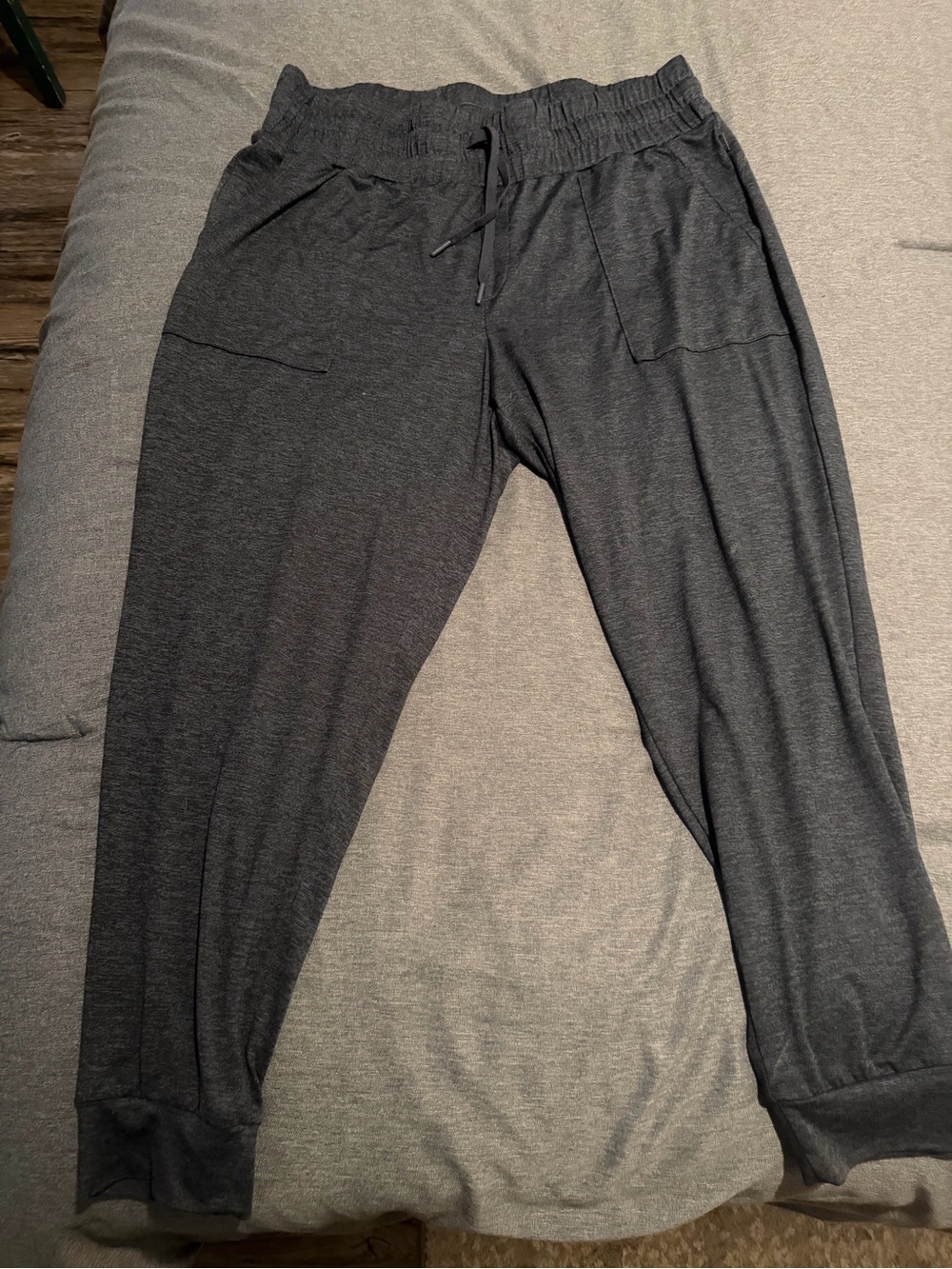 Mondetta Charcoal Gray Elastic Waistband Pants
